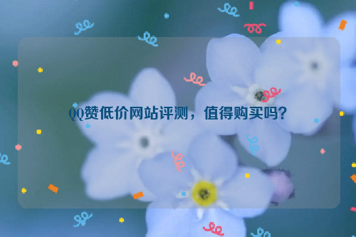 QQ赞低价网站评测，值得购买吗？