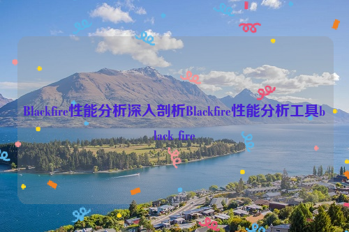 Blackfire性能分析深入剖析Blackfire性能分析工具black fire