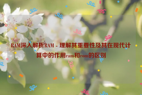 RAM深入解析RAM - 理解其重要性及其在现代计算中的作用ram和rom的区别