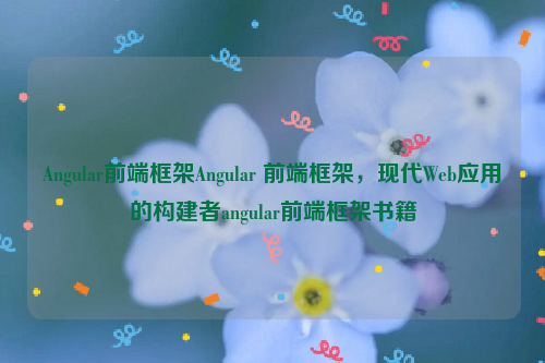 Angular前端框架Angular 前端框架，现代Web应用的构建者angular前端框架书籍