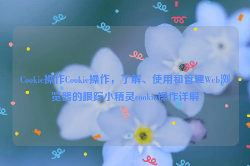 Cookie操作Cookie操作，了解、使用和管理Web浏览器的跟踪小精灵cookie操作详解