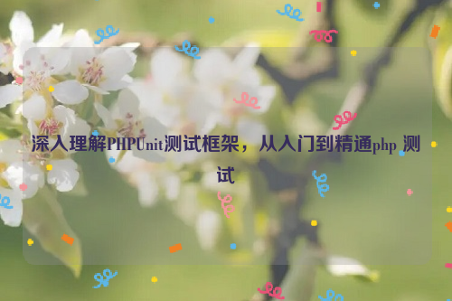 深入理解PHPUnit测试框架，从入门到精通php 测试