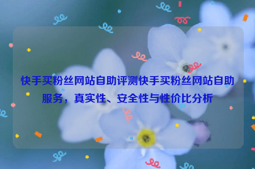 快手买粉丝网站自助评测快手买粉丝网站自助服务，真实性、安全性与性价比分析