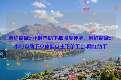 网红商城24小时自助下单深度评测，网红商城24小时自助下单体验自主下单平台-网红助手