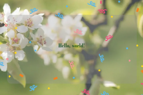 Hello, world!