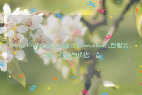 DreamHost托管服务全面评测DreamHost托管服务，功能、性能与价格一览