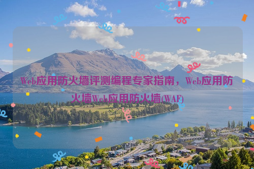 Web应用防火墙评测编程专家指南，Web应用防火墙Web应用防火墙(WAF)