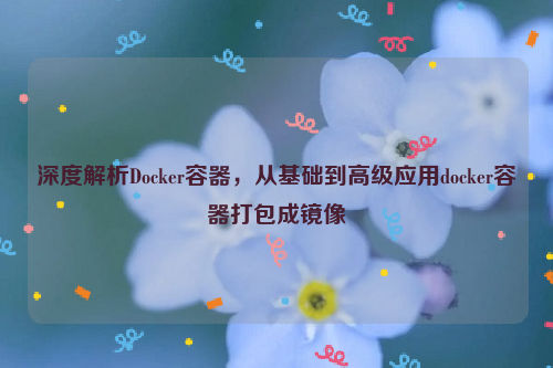 深度解析Docker容器，从基础到高级应用docker容器打包成镜像