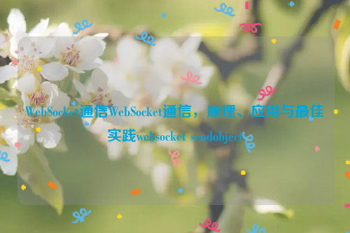 WebSocket通信WebSocket通信，原理、应用与最佳实践websocket sendobject