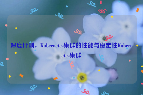 深度评测，Kubernetes集群的性能与稳定性Kubernetes集群