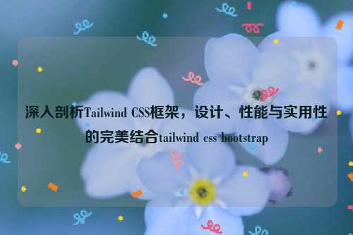 深入剖析Tailwind CSS框架，设计、性能与实用性的完美结合tailwind css bootstrap