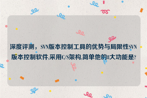 深度评测，SVN版本控制工具的优势与局限性SVN版本控制软件,采用C/S架构,简单他的8大功能是?