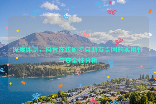 深度评测，抖音在线刷赞自助发卡网的实用性与安全性分析